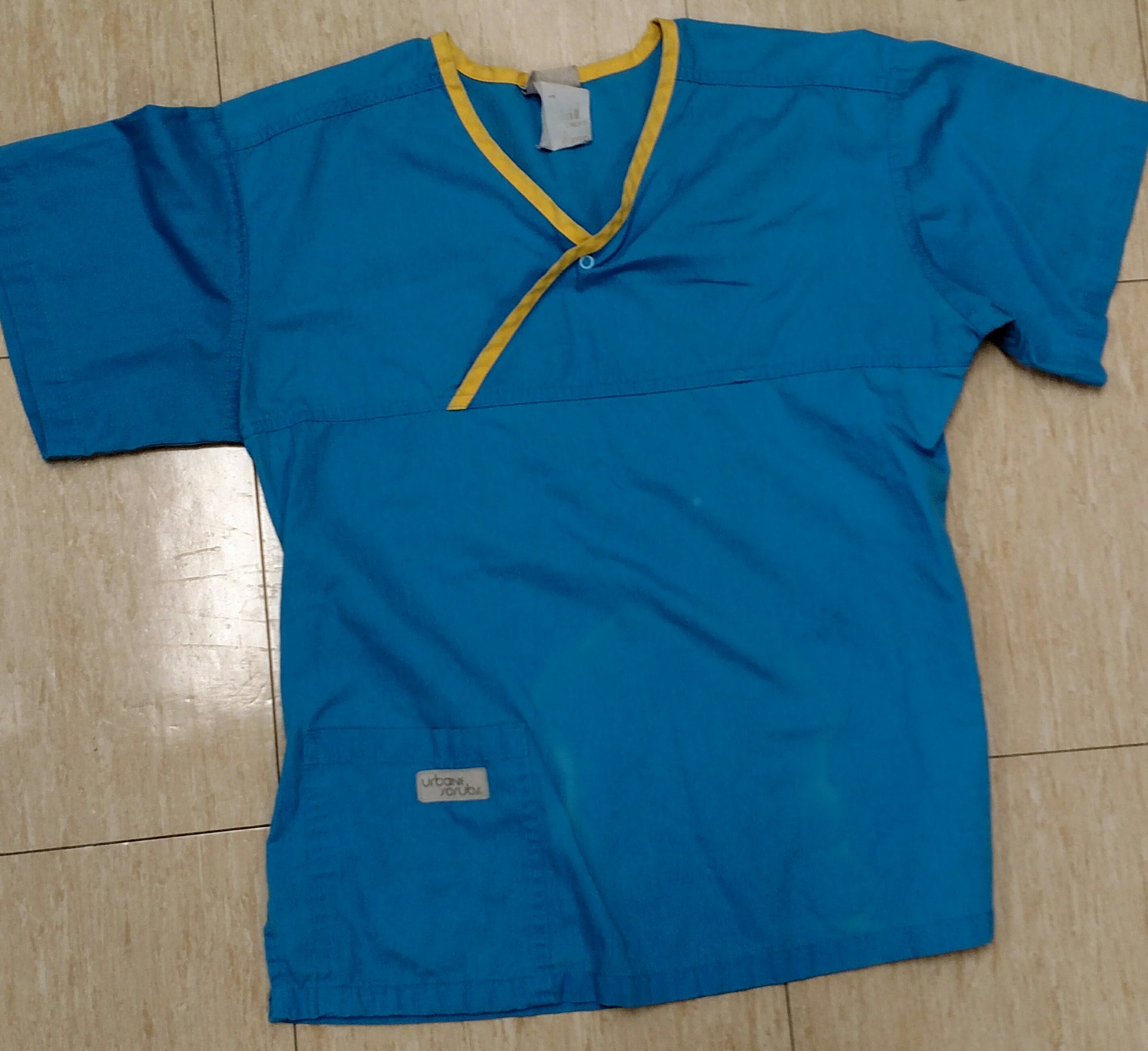 Blue Scrub Top